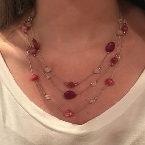 Loft 3 layer necklace